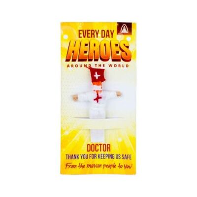 Worry doll mini, frontline worker - doctor (WDH01)