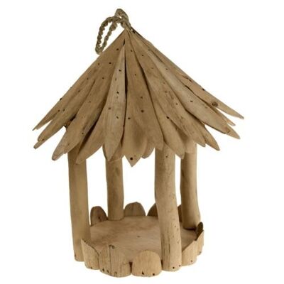 Bird feeder driftwood round (Y1906)