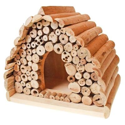 Hedgehog home driftwood, 28x24.5x20cm (Y2001)