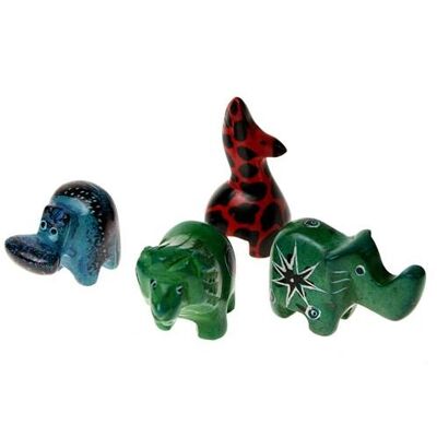 Kisii stone mini animals asstd, 1 supplied (Z1806)