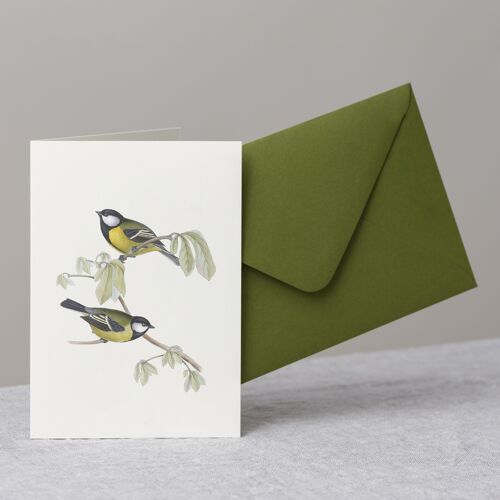 Great Tit Greeting Card+Envelope