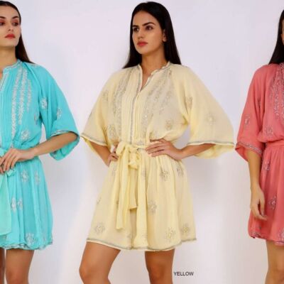 COSA TUNIC DRESS - YELLOW