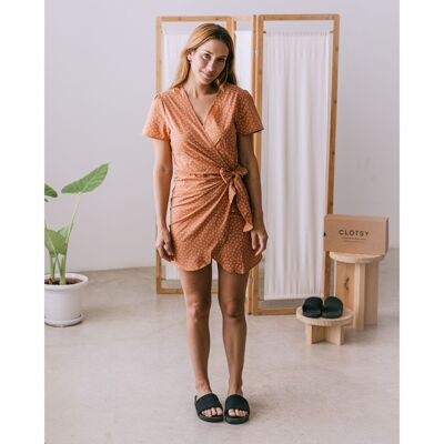 100% organic cotton short dress