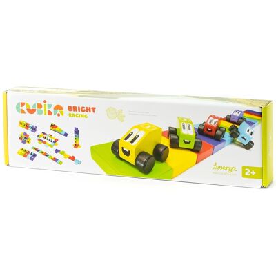 Wooden construction set "Bright racing"