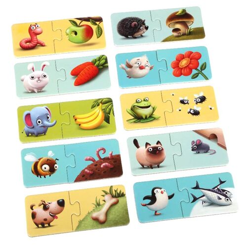 Puzzles "My food"