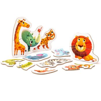 Puzzles "Animaux d'Afrique" 2