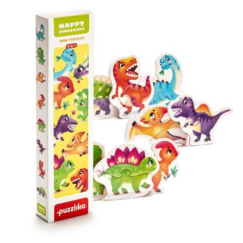 Puzzles 8 en 1 "Happy dinosaures" 6