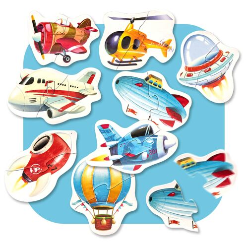 Puzzles 8 in 1 "Air Transport"