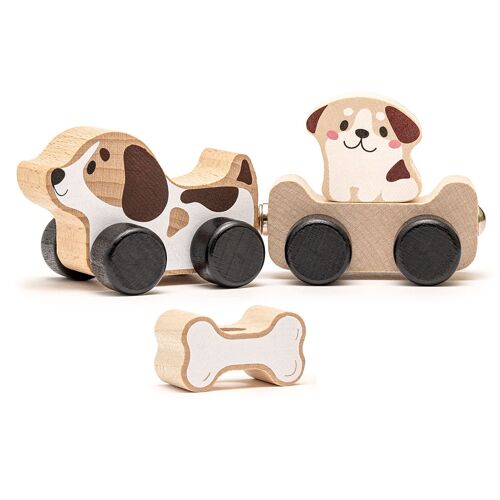 Wooden toy "Clever Puppies"