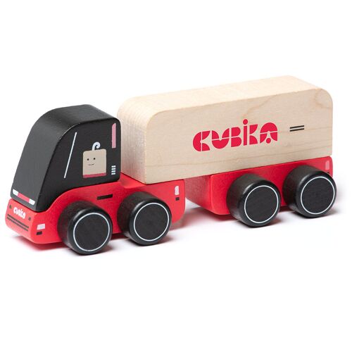 Wooden toy-truck  "Cubika 2"