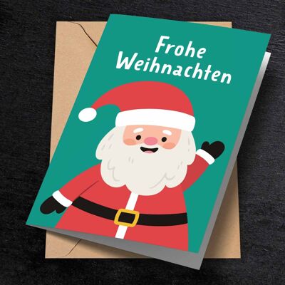 „Hello Santa“ Klappkarte inkl. Kuvert
