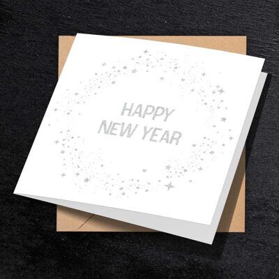 „Happy New Year“ Klappkarte inkl. Umschlag