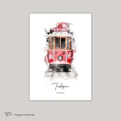 Poster "Istanbul" - Taksim