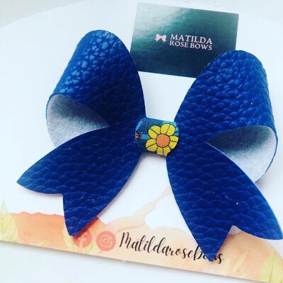 Blue Franchi Fancy Bow