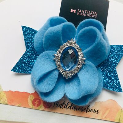 Blue Franchi Posy Bow