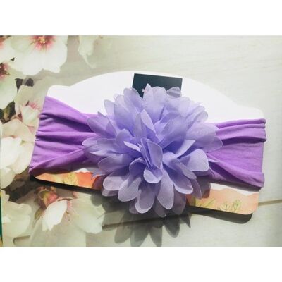 Lilac flower headband