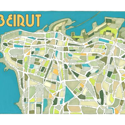 BEIRUT - Plakat 30×40cm