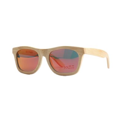 Bambus Sonnenbrille Unisex | polarisiert | UV400 | Orange