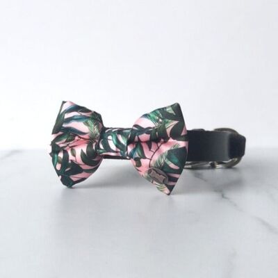 Palms & Cheese Dog Bow Tie - Small