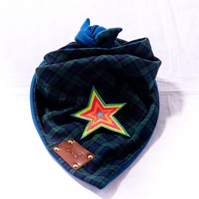 Smithfield Tartan Dog Bandana Neckerchief - Star