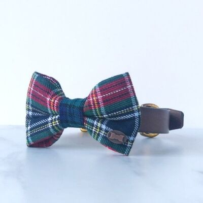 Moray Tartan Dog Bow Tie - Small