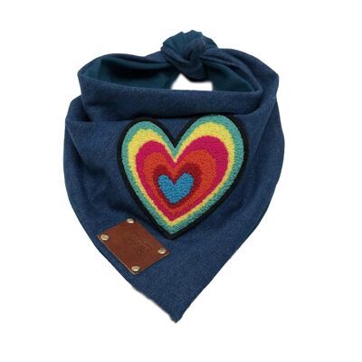 Love Dog Bandana Neckerchief - Large - No