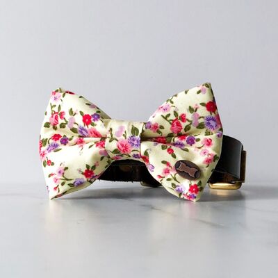 Fingle Flower Dog Bow Tie