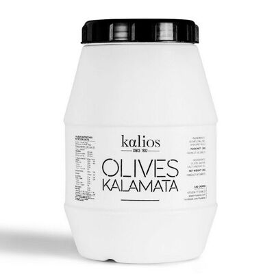 GRANEL - Aceitunas Kalamata Naturales - 2kg de aceitunas