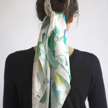 Foulard en soie Agustina Batlle large 3