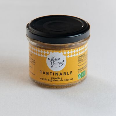 Tartinables Bio Carottes Cumin Graines de sésame