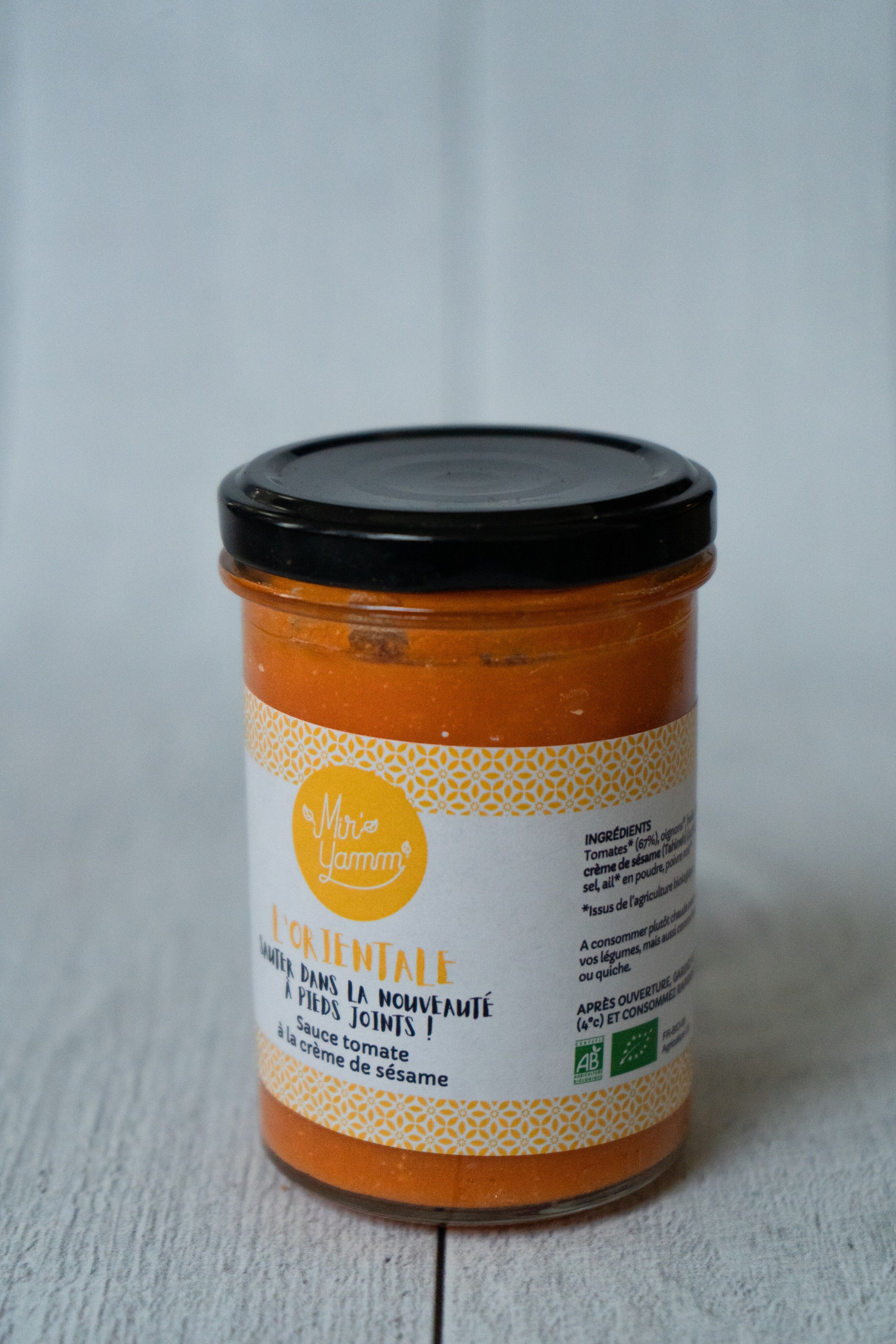 Passata di pomodoro "orientale": Pomodori con crema di sesamo