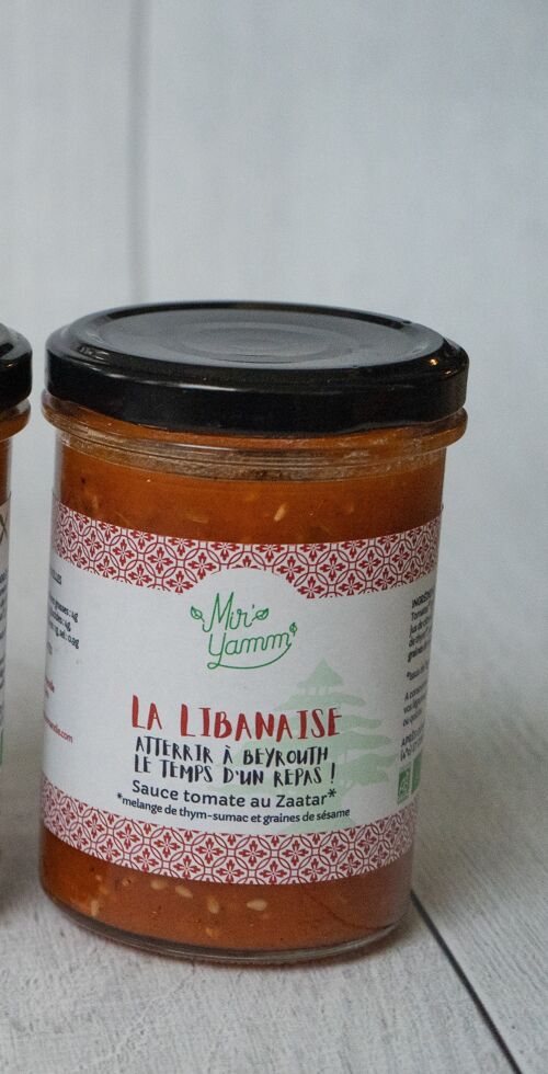 Sauce tomates "la libanaise": Tomates au zaatar