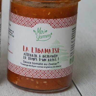 Sauce tomates "la libanaise": Tomates au zaatar