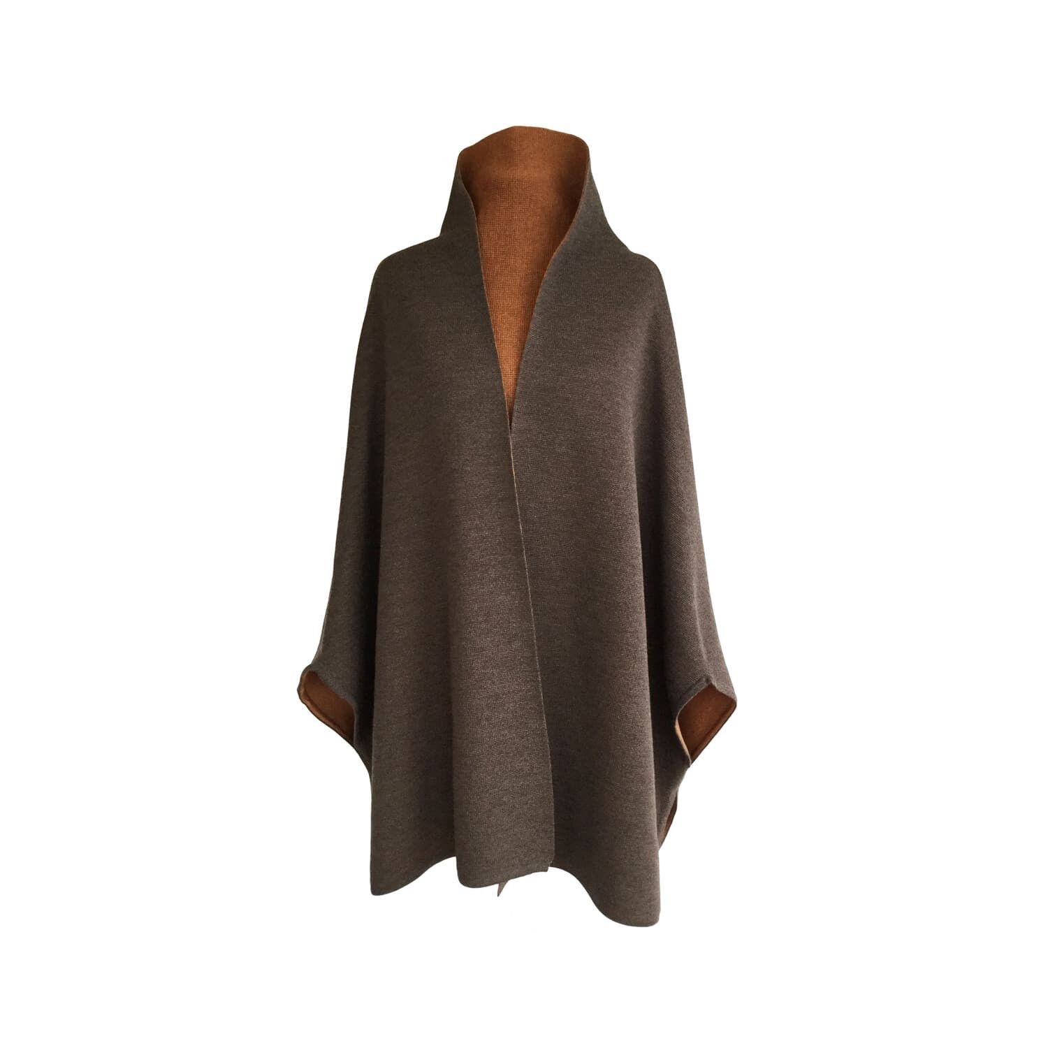 MantelCape braun/honig