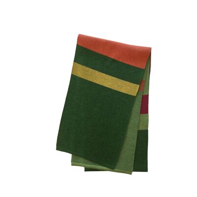 Stripes scarf green / yellow-green
