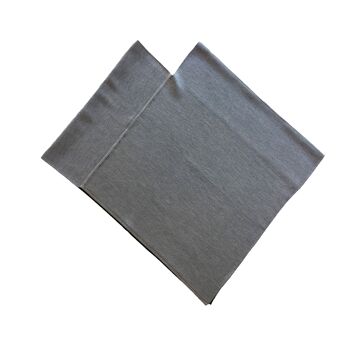 Poncho triangle épais anthracite / gris 4