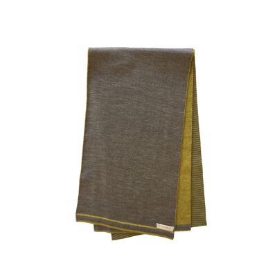 Ringel scarf natural / yellow