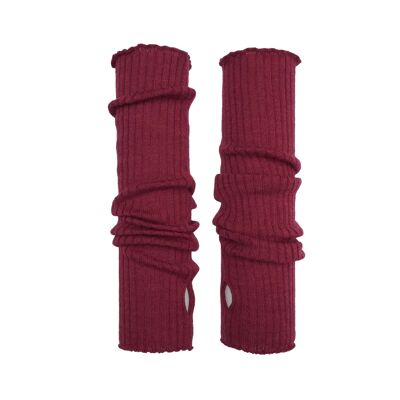 Long red pulse warmers