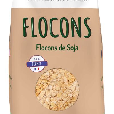 Organic soy flakes - 500g