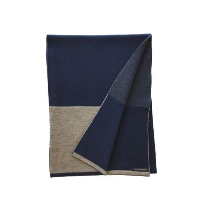 Loop scarf blue / nature