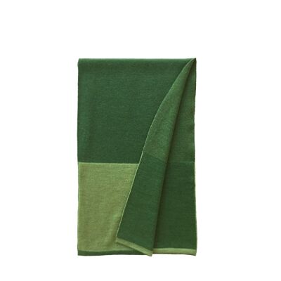Sciarpa ad anello verde / giallo-verde