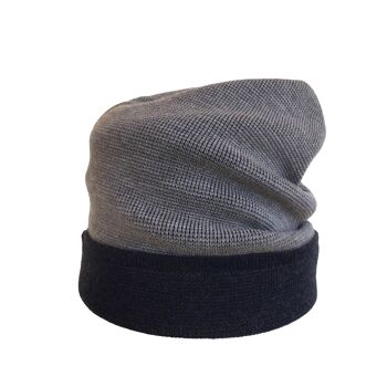 Bonnet bonnet anthracite / naturel 4