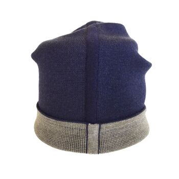 Bonnet bonnet bleu / nature 3