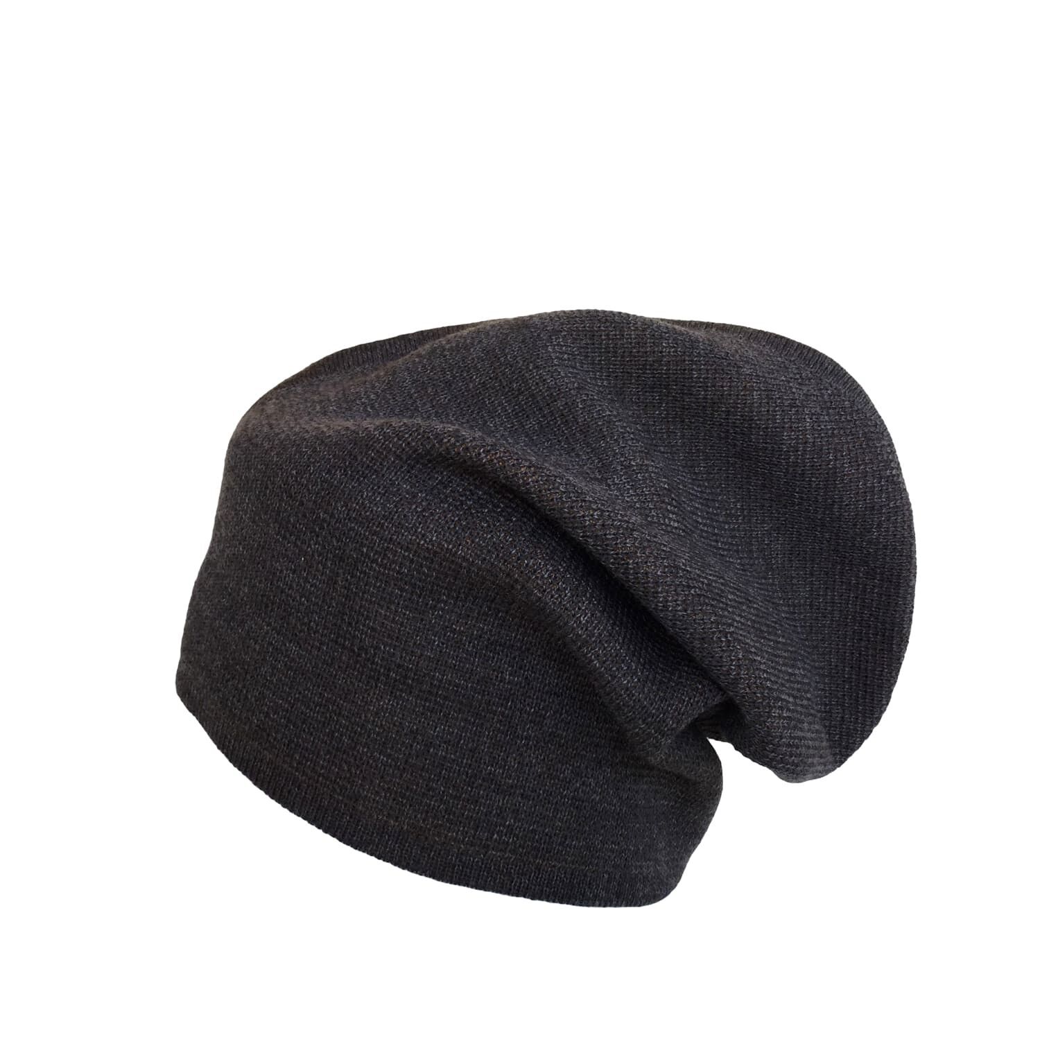 Cappello a cuffia marrone / miele