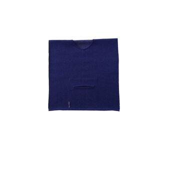 ONE écharpe perforée bleu / nature 5