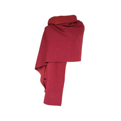 ONE perforated scarf red / orange