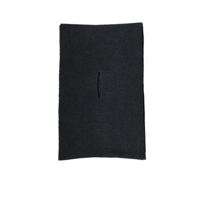 Echarpe fendue anthracite