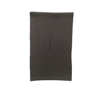 Foulard fendu marron