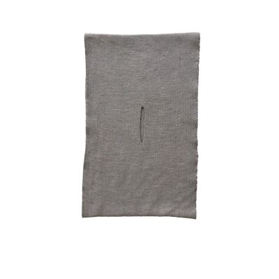 Foulard fendu gris