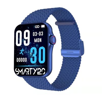 SW028C05 - Smarty2.0 Connected Watch - Stretch Bracelet - Stopwatch, photo, heart rate, blood pressure, course layout